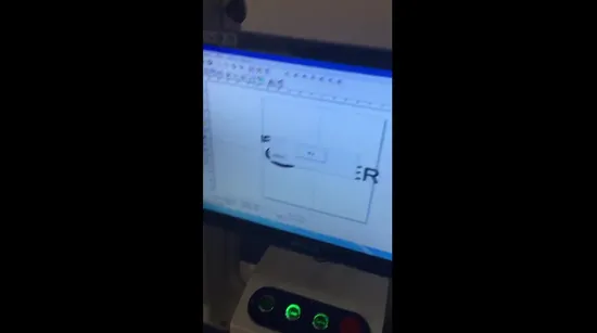 Qbcode High Speed Multiple Language30W Static Fiber Laser Marking Machine for Metal, Glass, Plastic with CE Certification